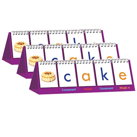 Junior Learning Double-sided Flip Stands, Magic E Flips, PK3 458